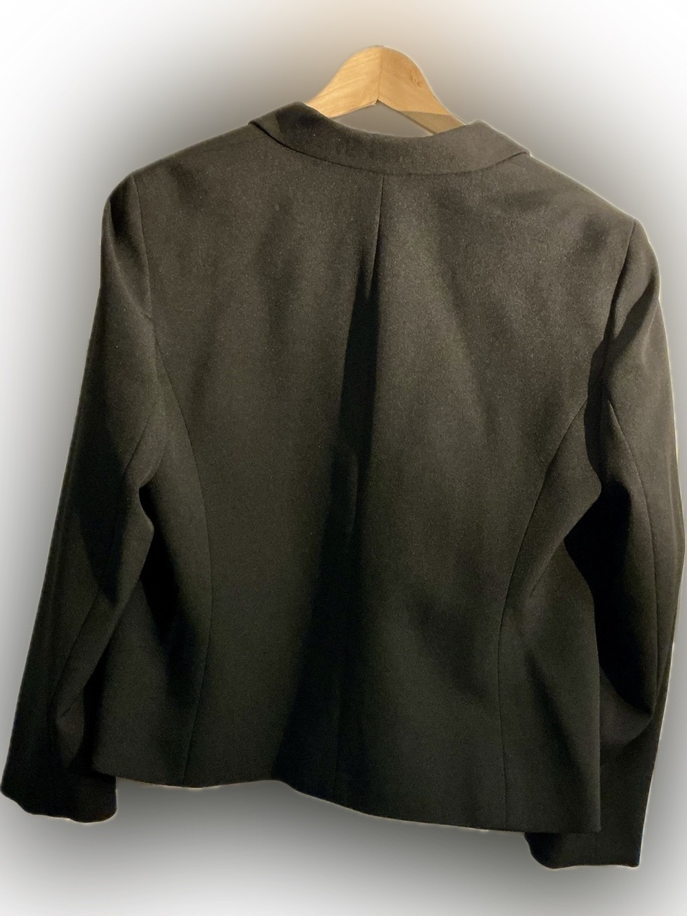Jones Studio Black Career Blazer Jacket Petite 16P Fully-Lined Office - Picture 2 of 4